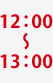 12:30〜13:00
